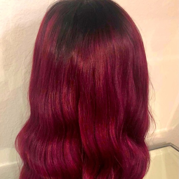 14 in Slayed Bob Cut- Custom Wig, Free Part with Custom Color! - Picture 3 of 4